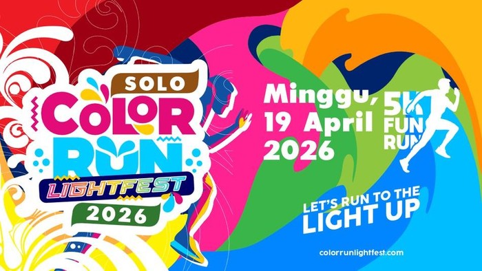 Solo Color Run Lightfest 2026: Event Lari Penuh Warna Yang Di Tunggu