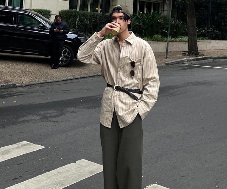 Outfit Kasual Earth Tone Ala Dunk Natachai: Gaya Santai & Trendy