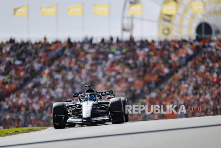 George Russell Menang Dramatis Di Sprint GP Belanda 2026