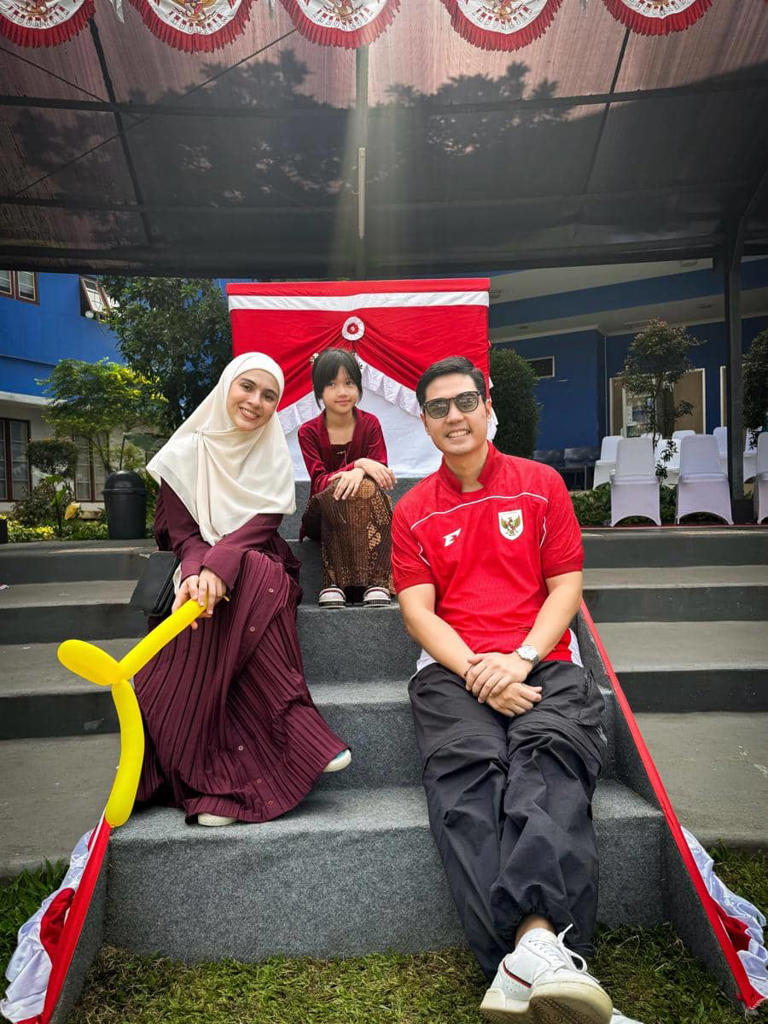 Nycta Gina & Kinos Ikut Meriahkan HUT Ke-81 RI Di Sekolah Anak