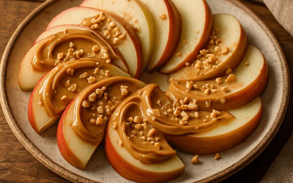 Makin Lezat! Apel Dengan Selai Kacang Jadi Camilan Praktis